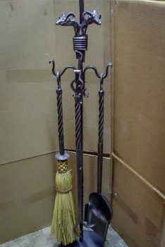 Rams Head Fire Place Set - 2007-11