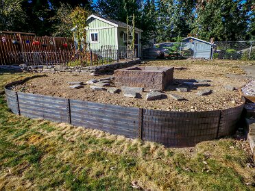 Steel Retaining Wall